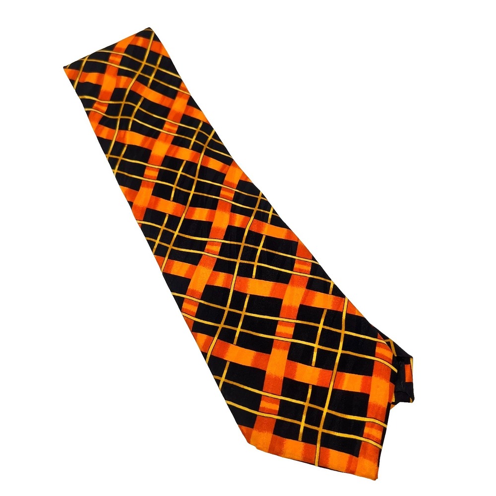 Dion Collection 100% Silk Men's Tie Striped Lightweight Made in Canada